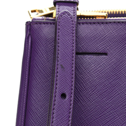 Prada Saffiano Medium Galleria Double Zip Tote Viola 12 of 12