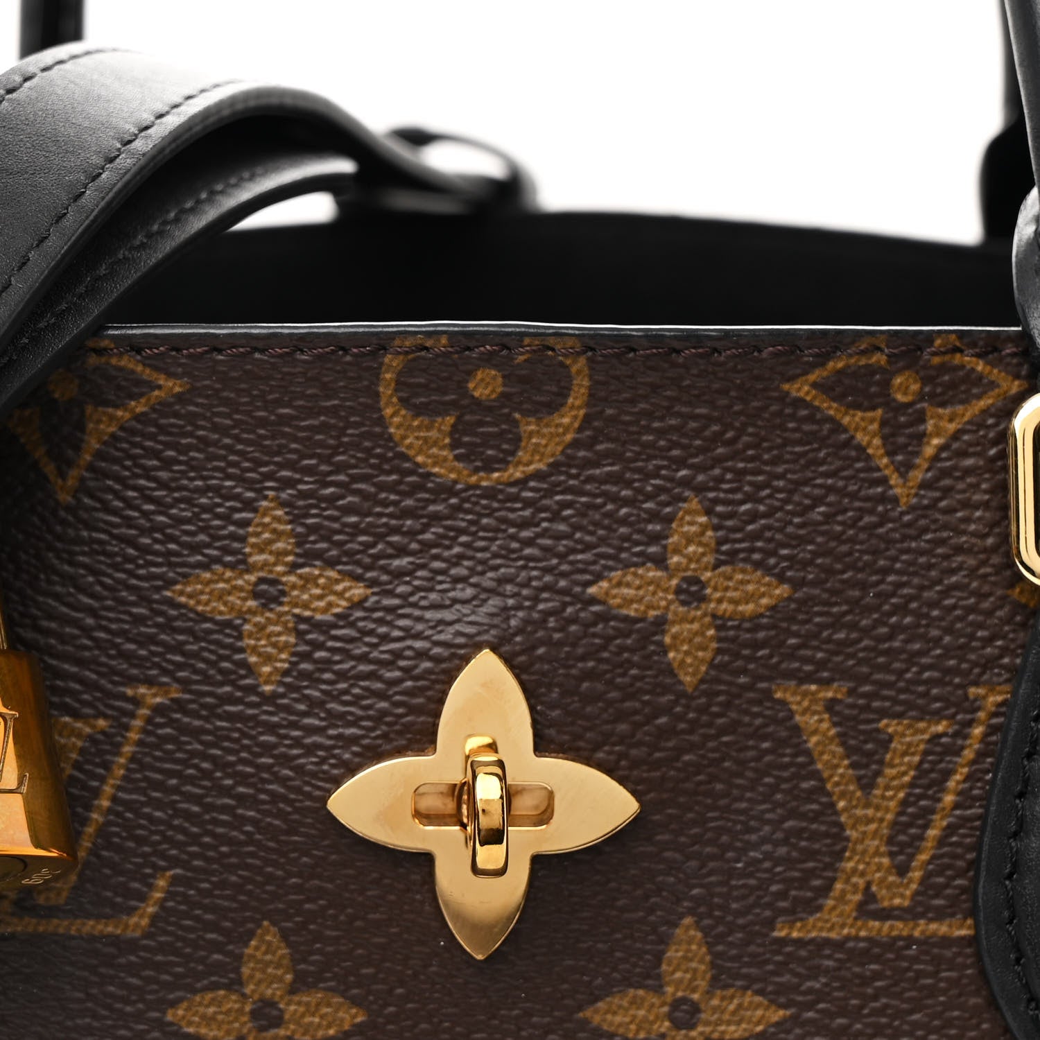 Louis Vuitton Monogram Flower Tote Black 9 of 11