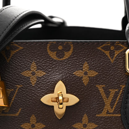 Louis Vuitton Monogram Flower Tote Black 9 of 11