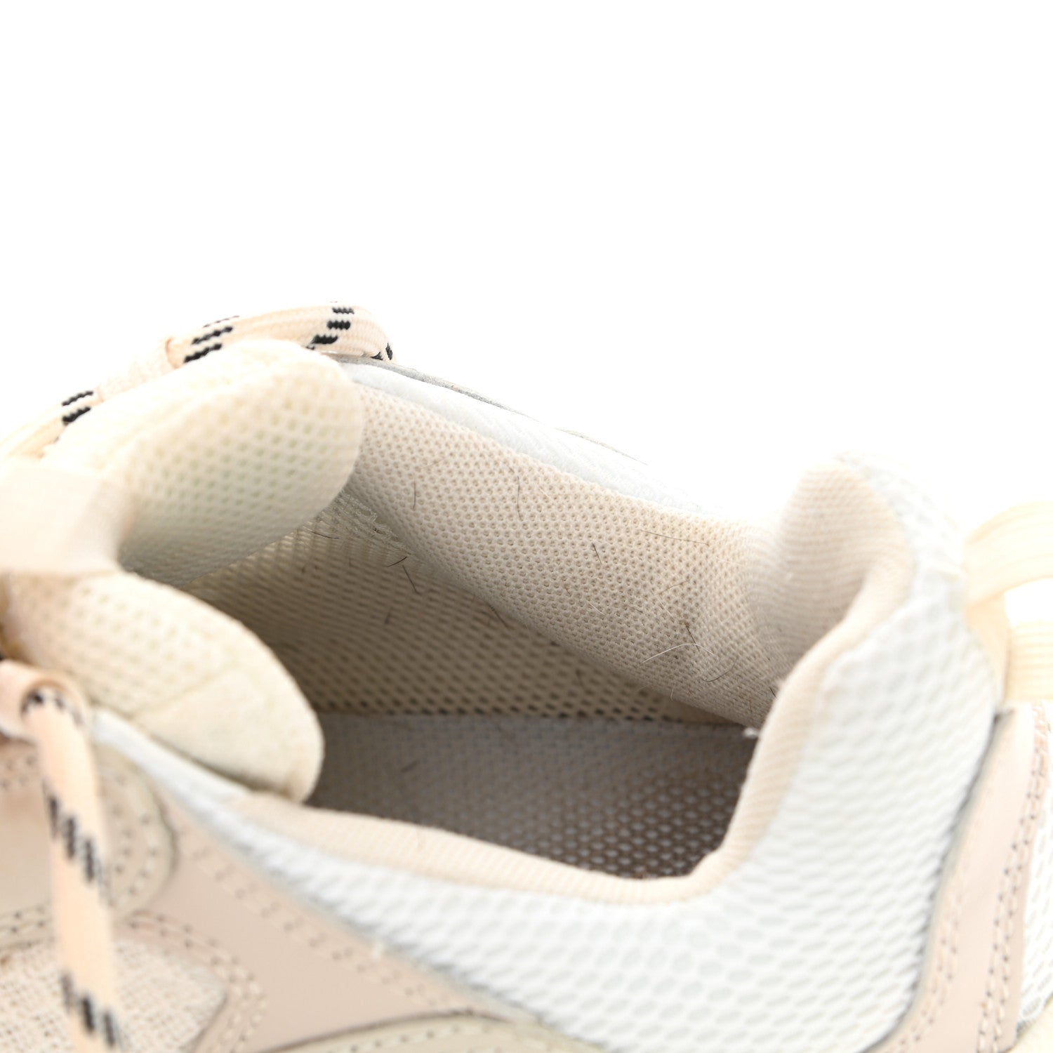 Balenciaga Fabric Mesh Womens Triple S Sneakers 37 White 10 of 10