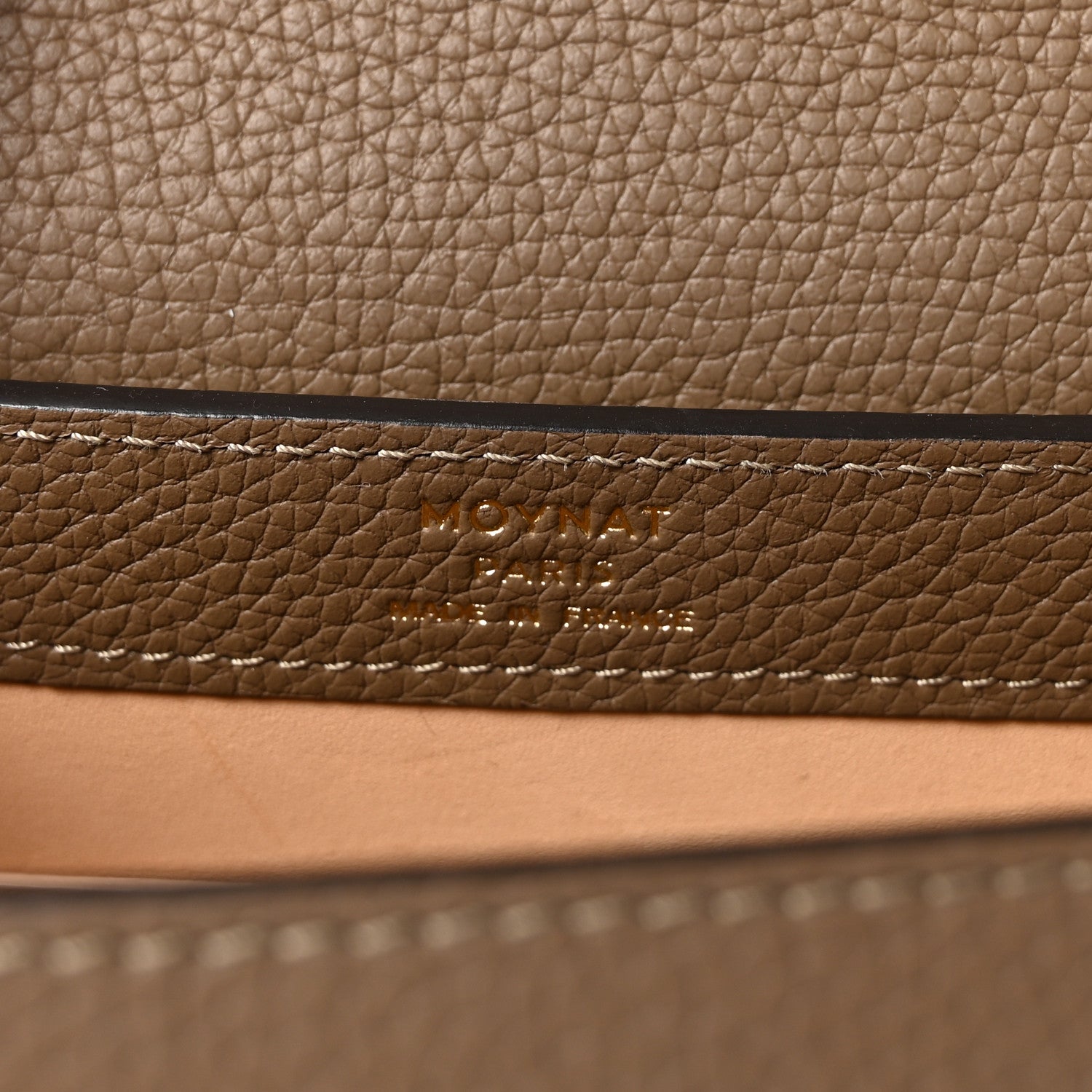 Moynat Taurillon Blush Rejane BB Cannelle 6 of 9