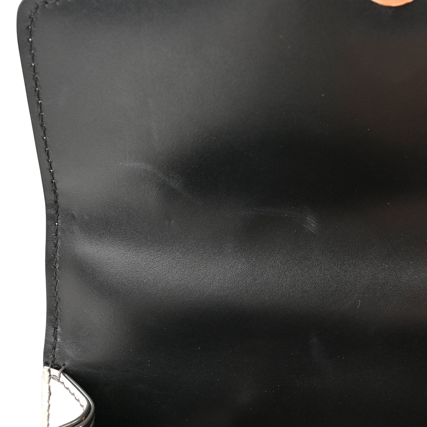 Metallic Calfskin Serpenti Forever Top Handle Silver