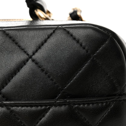Chanel Lambskin Quilted Medium Trendy CC Bowling Bag Black 12 of 12