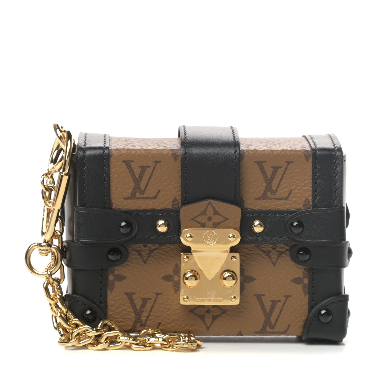 Reverse Monogram Essential Trunk Black