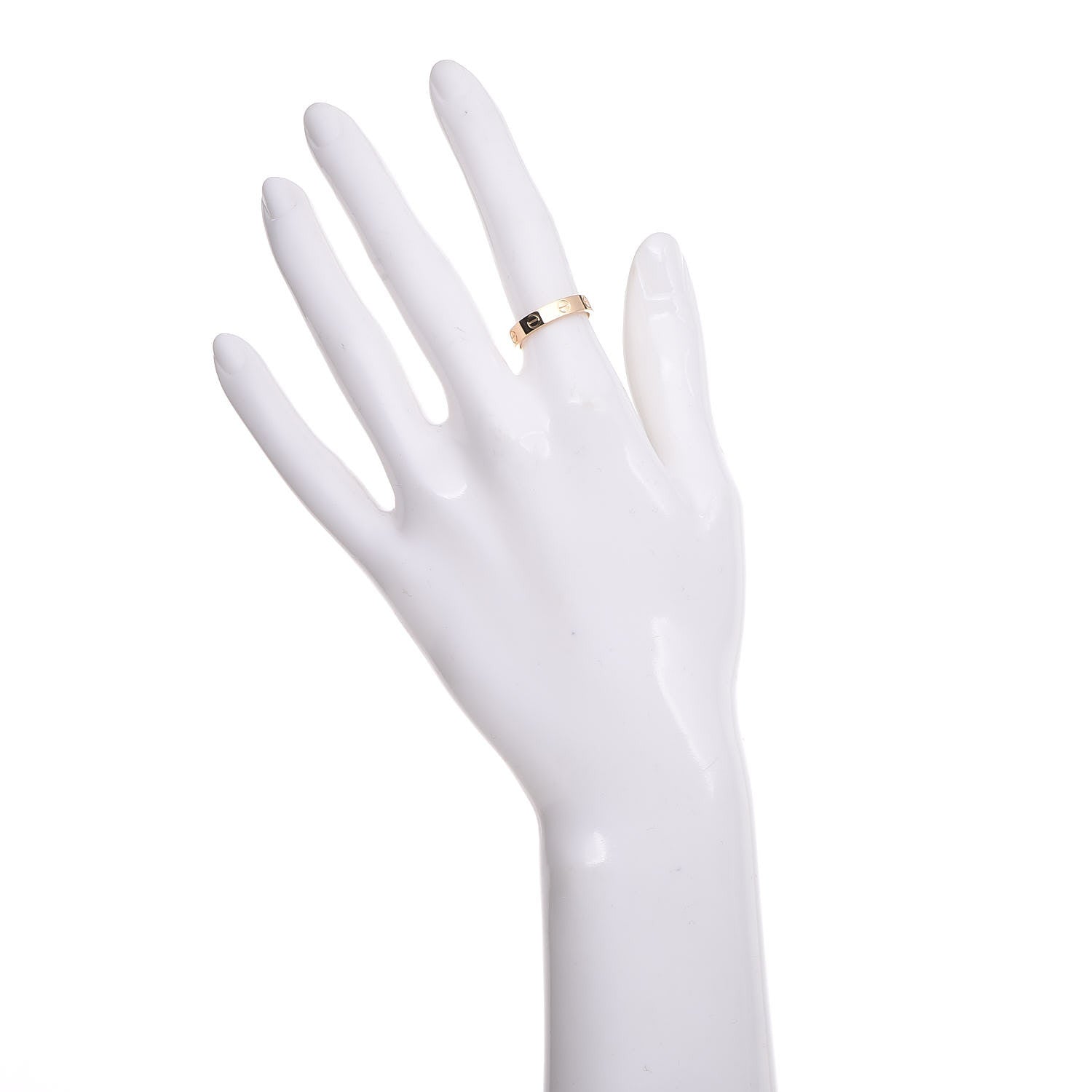 Cartier 18K Yellow Gold 3.5mm LOVE Wedding Band Ring 50 5.25 2 of 7