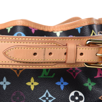 Louis Vuitton Monogram Multicolor Petit Noe Black 10 of 12
