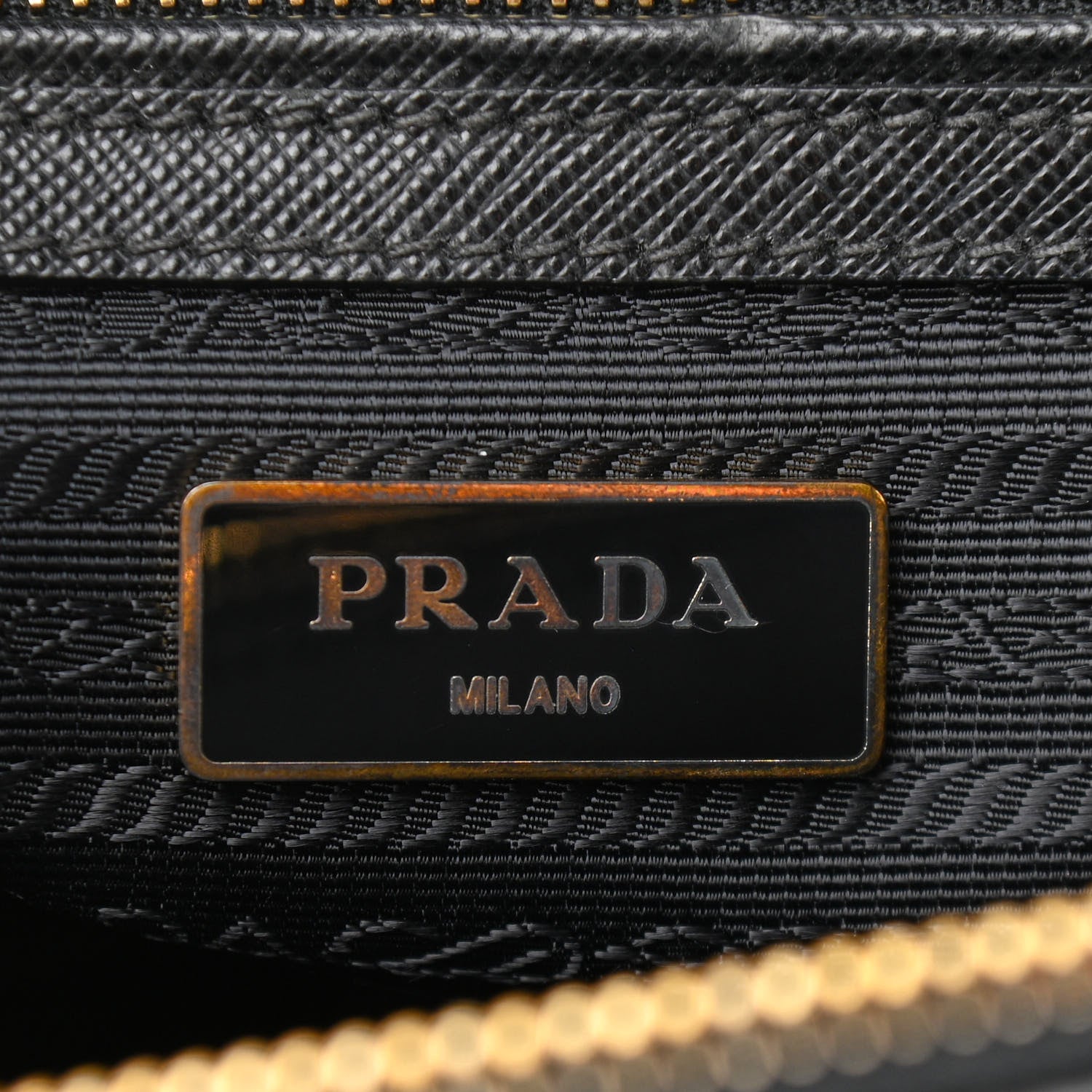 Prada Saffiano Medium Galleria Double Zip Tote Black 6 of 12