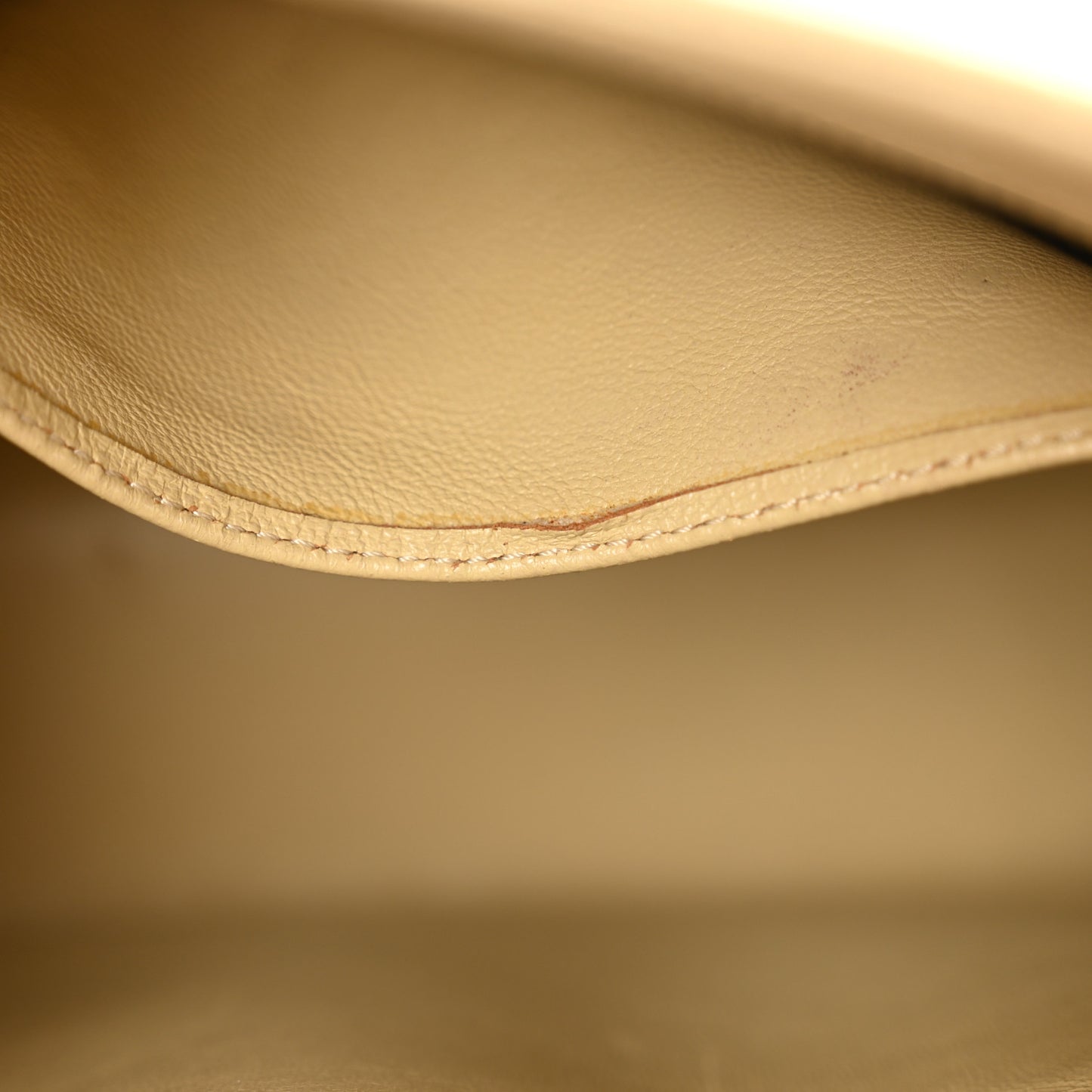 Caviar Quilted Medallion Tote Light Beige