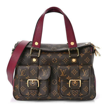 Louis Vuitton Monogram Manhattan NM Raisin 1 of 8