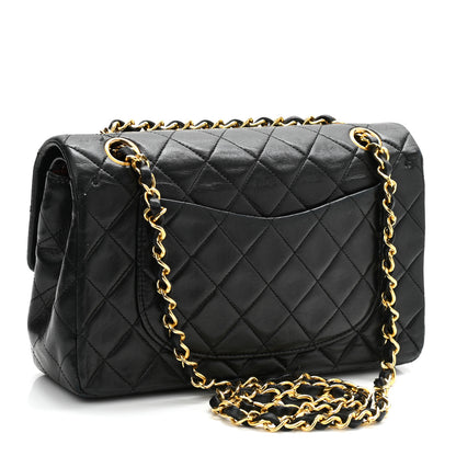 Chanel Lambskin Quilted Small Double Flap Black 3 of 13