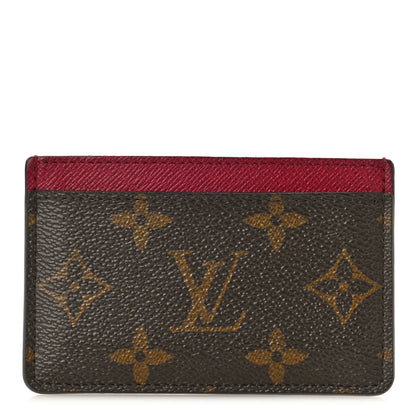 Louis Vuitton Monogram Card Holder Fuchsia 1 of 8