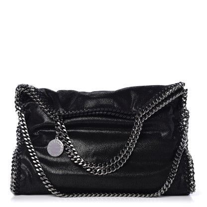 Stella McCartney Shaggy Deer Falabella Fold Over Tote Black 1 of 9