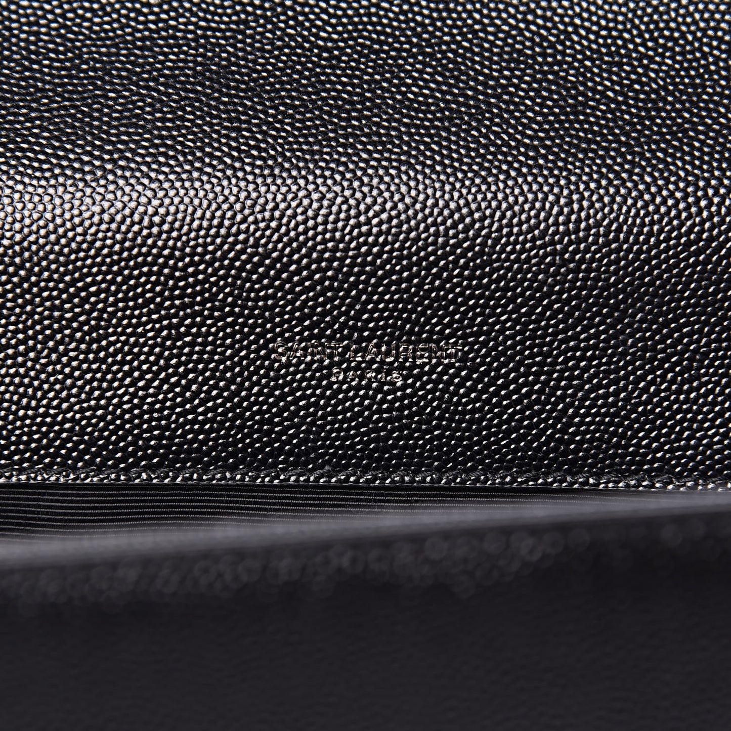 Grain De Poudre Medium Classic Monogram Kate Satchel Black