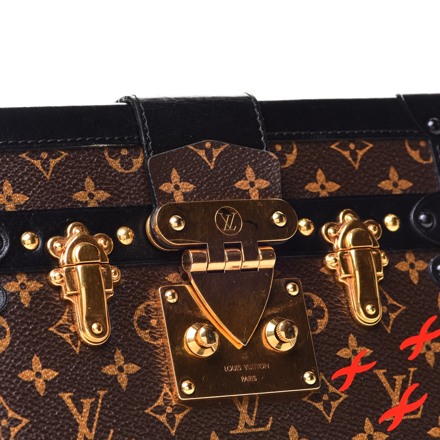 Louis Vuitton Monogram Petite Malle Black 14 of 18