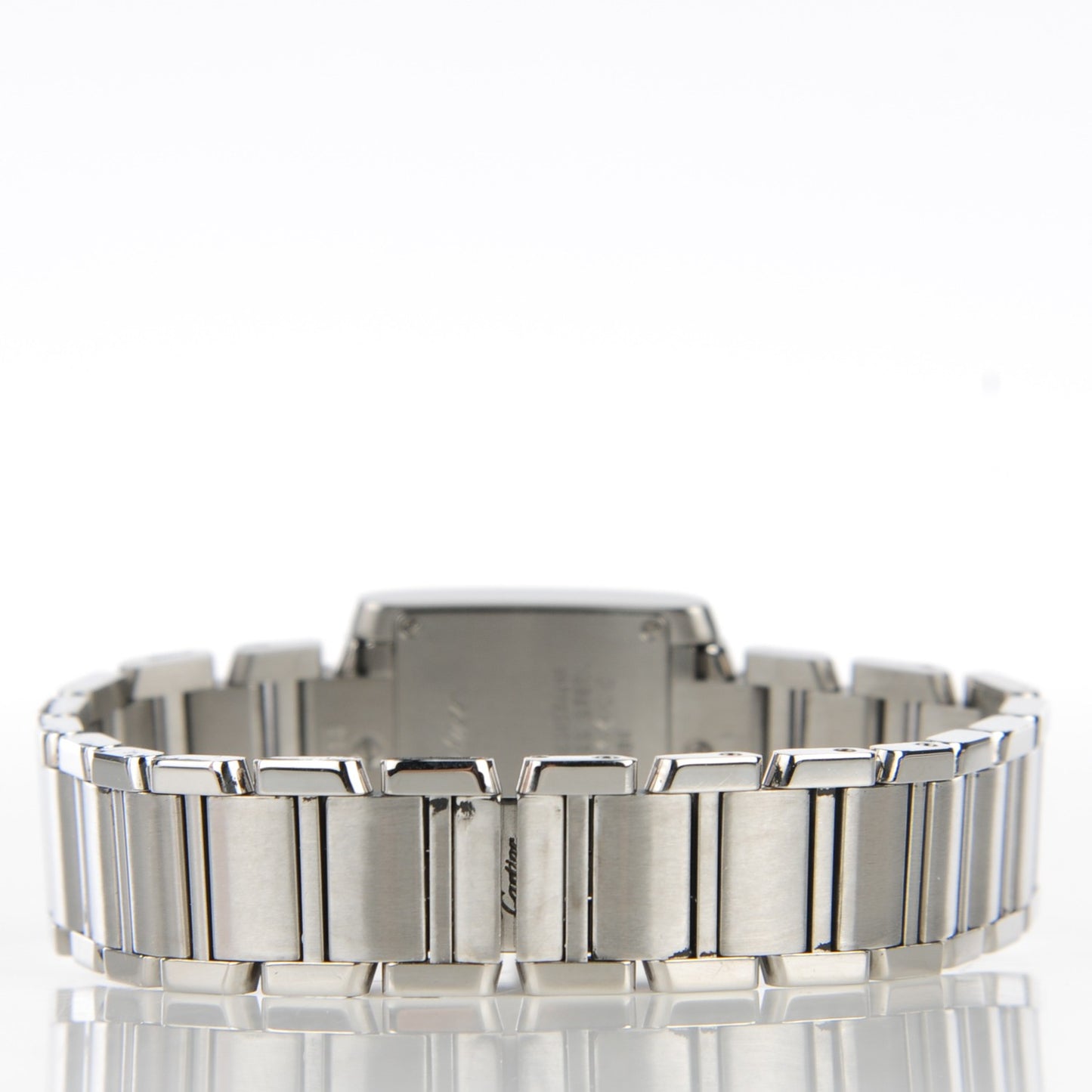 Stainless Steel 20mm Tank Francaise Quartz Watch
