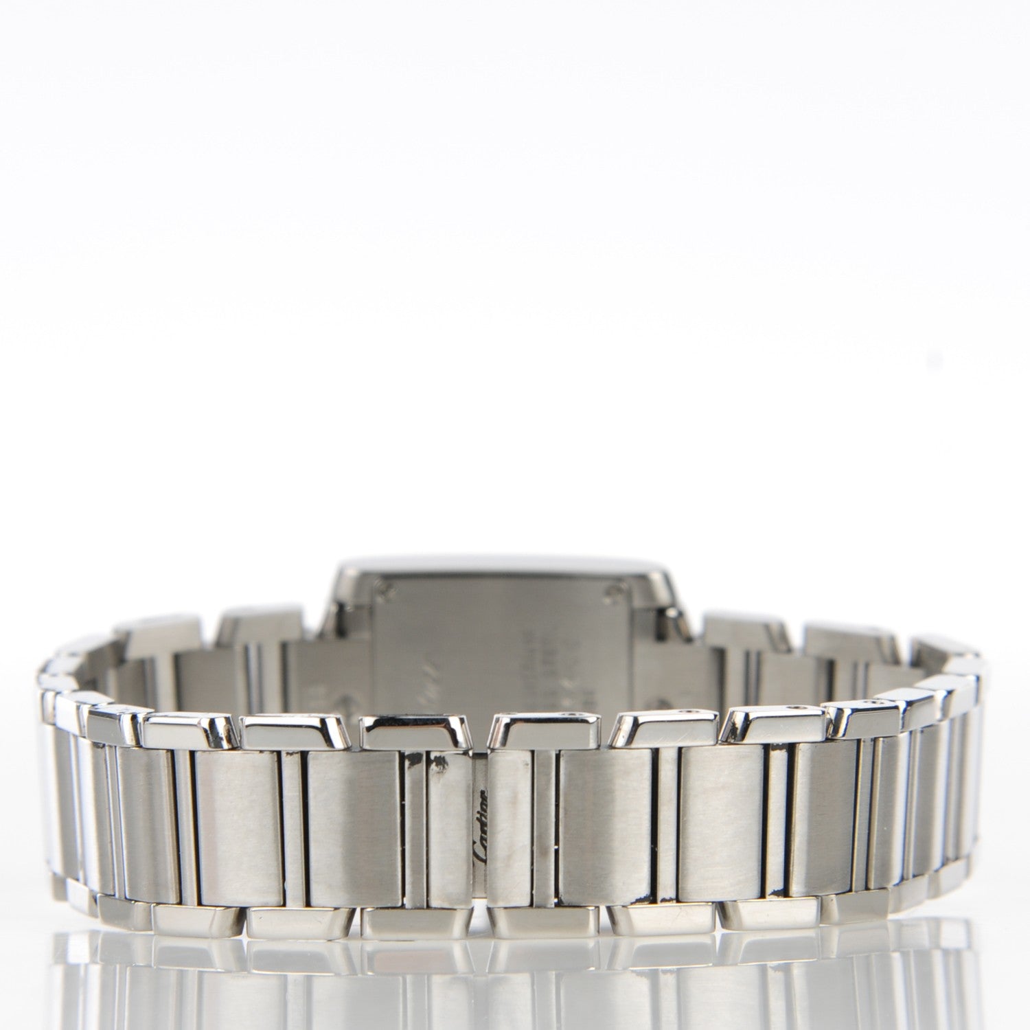 Cartier Stainless Steel 20mm Tank Francaise Quartz Watch 4 of 11