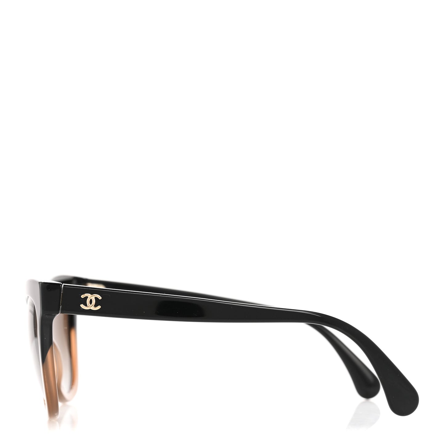Acetate CC Cat Eye Summer Sunglasses 5350 Black Beige