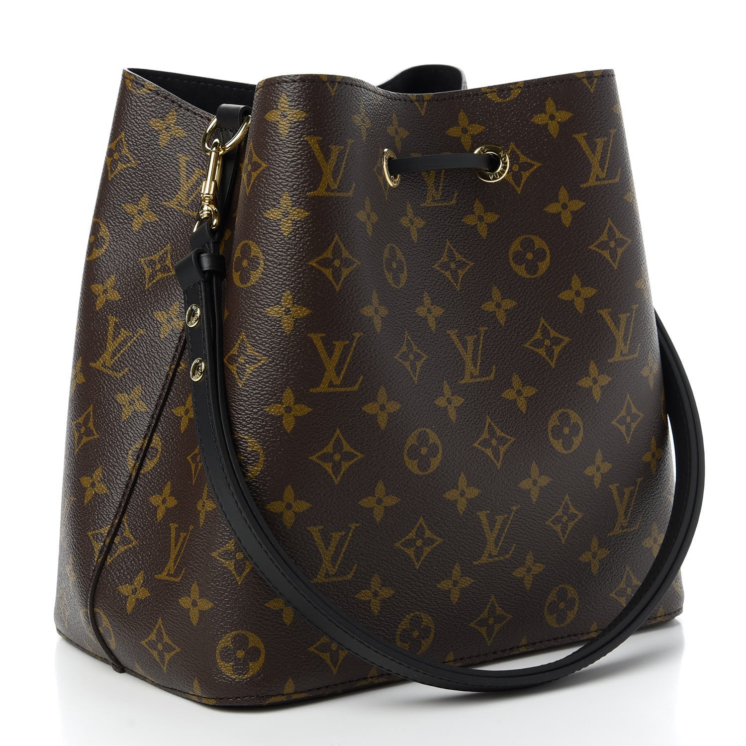 Louis Vuitton Monogram Neonoe MM Black 3 of 10