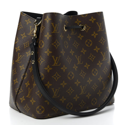 Louis Vuitton Monogram Neonoe MM Black 3 of 10