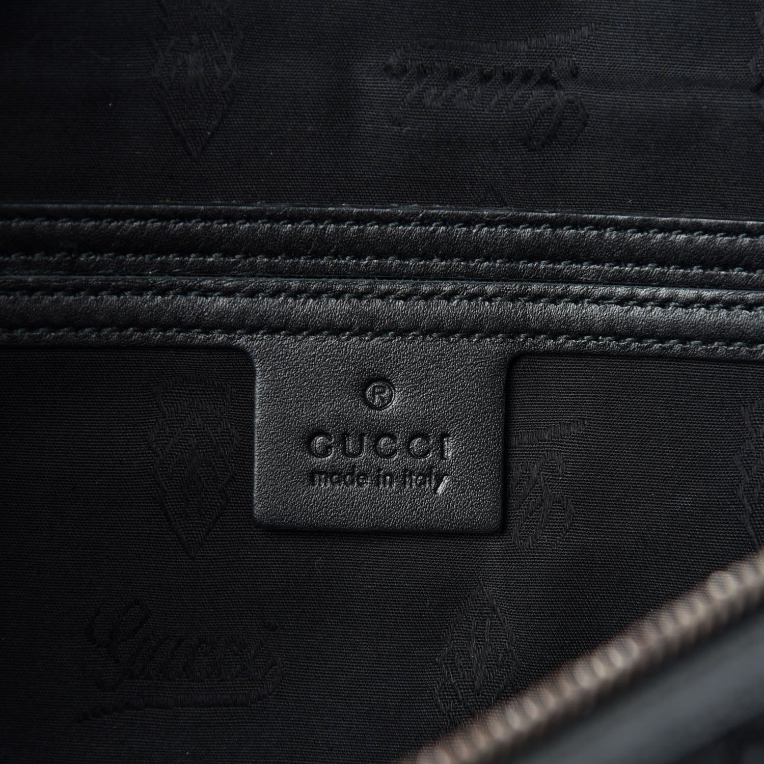 Gucci Imprime Monogram Belt Bag Black 8 of 10