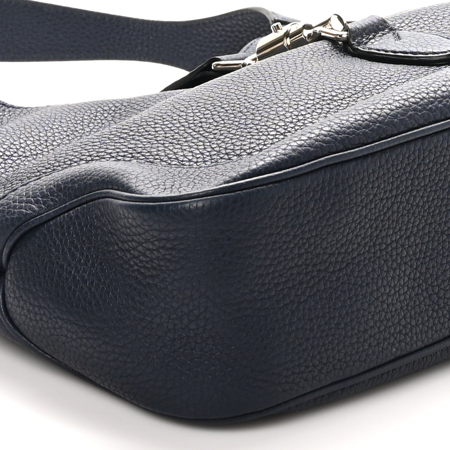Soft Grained Calfskin Small Jackie Hobo Classic Blue Marine