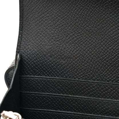 Hermes Epsom Kelly Longue Wallet Black 9 of 14