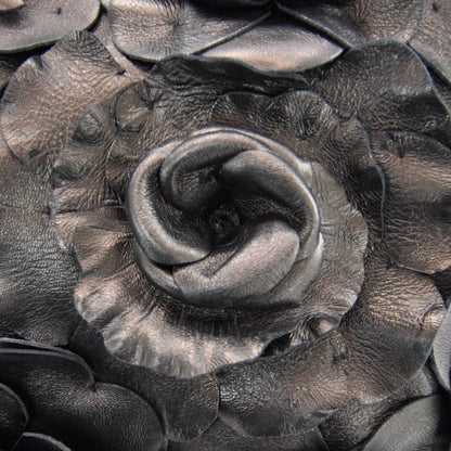 Valentino Garavani Leather Rosette Tote Metallic 8 of 12