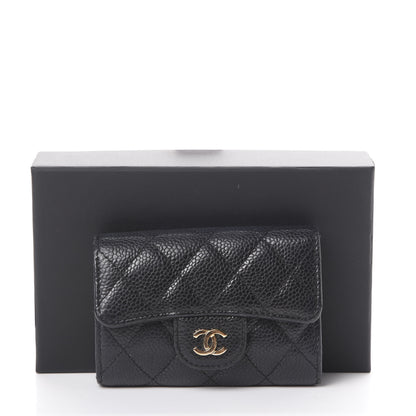Chanel Caviar Quilted Classic 4 Key Holder Wallet Black 12 of 12