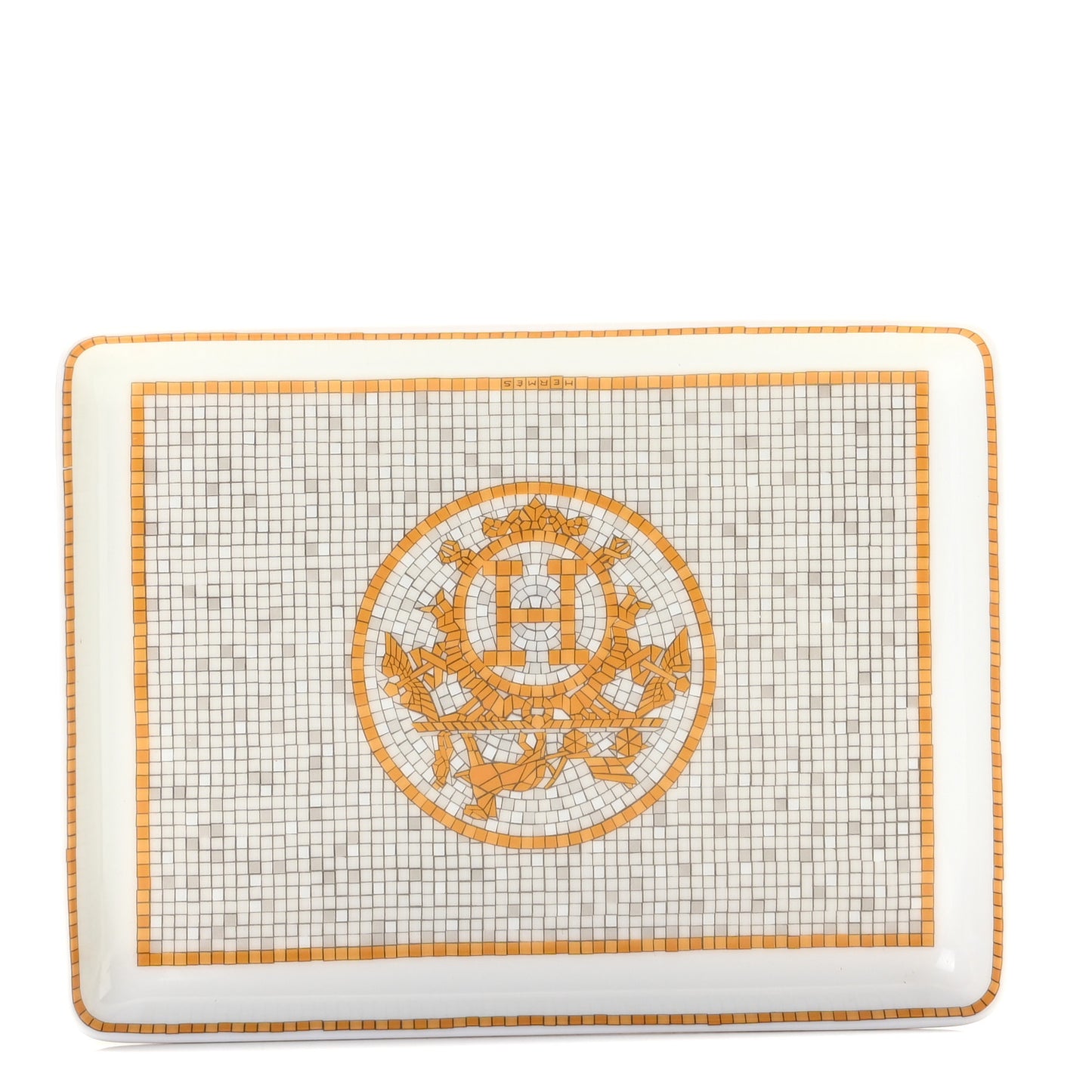 Porcelain Mosaique au 24 Gold Sushi Plate