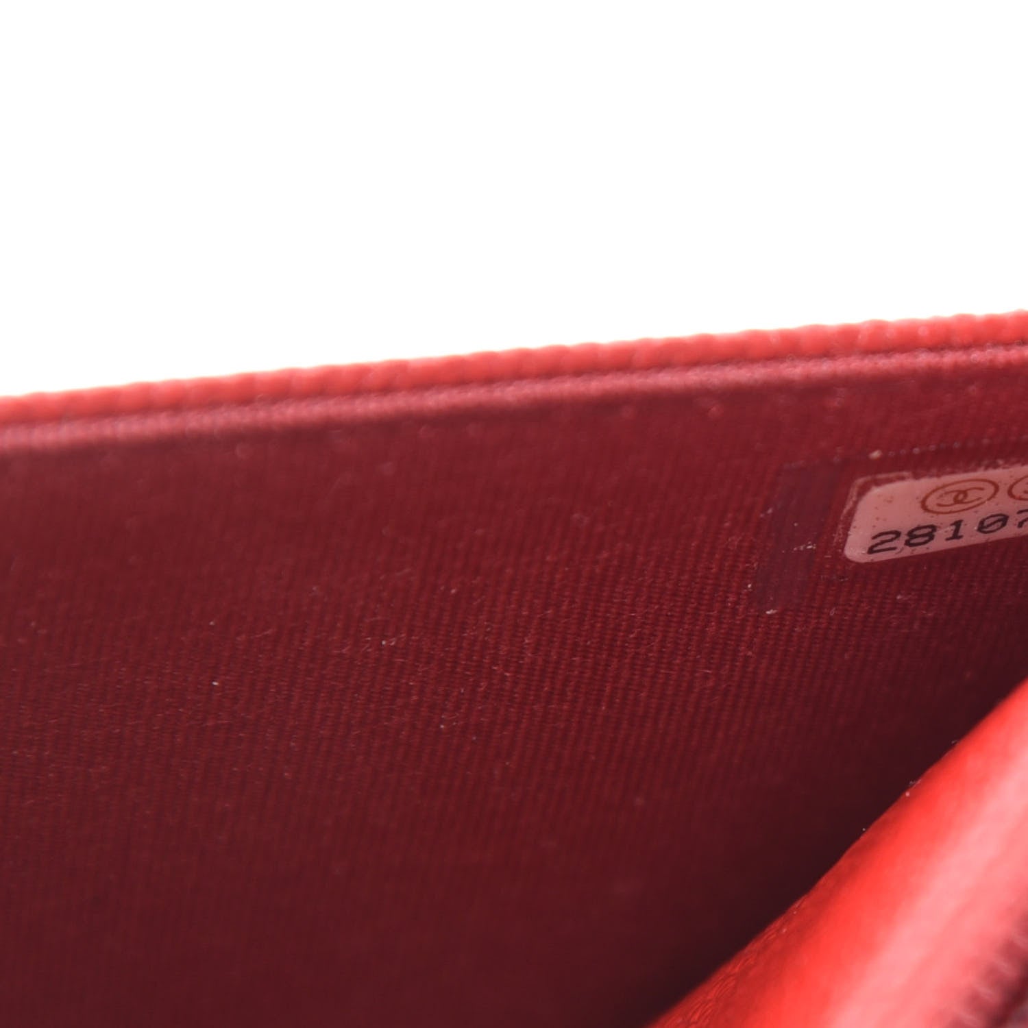 Chanel Caviar Quilted Vintage Mademoiselle Wallet On Chain WOC Red 10 of 12