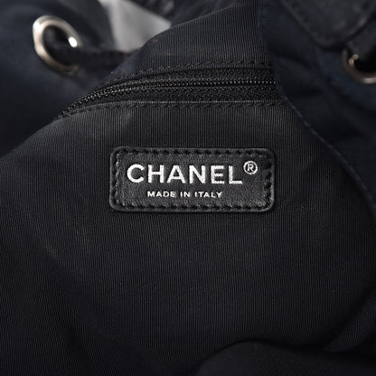 Chanel Vinyl Large Stretch Spirit Cabas Black 6 of 14