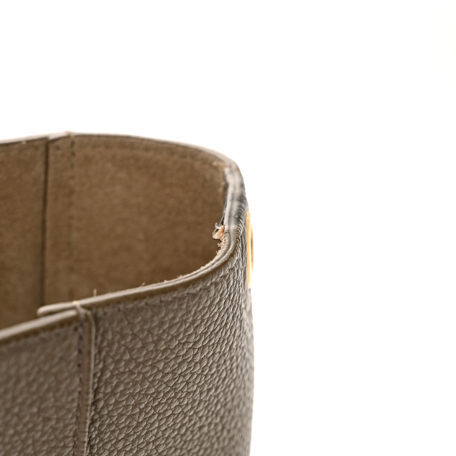 Celine Soft Grained Calfskin Small Sangle Bucket Bag Taupe 13 of 14