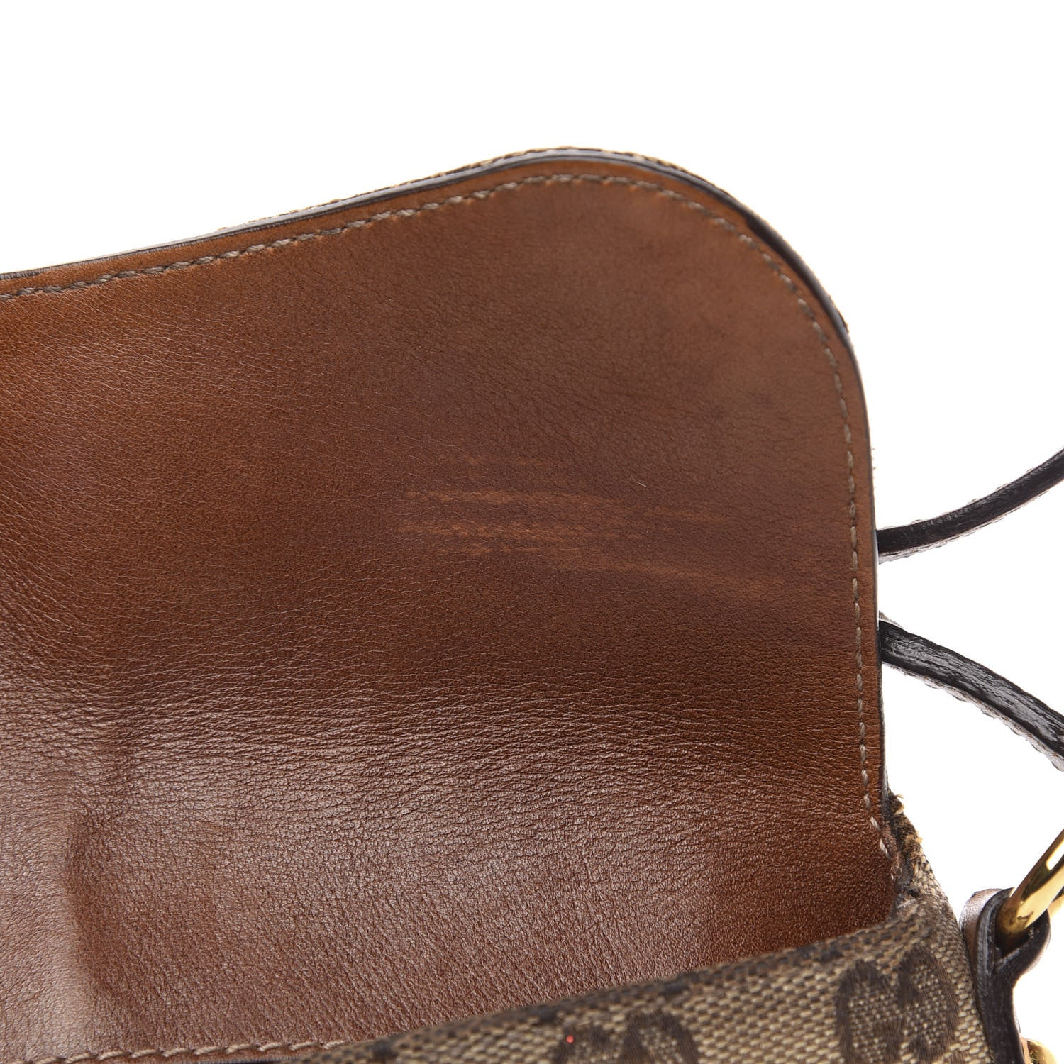 Gucci Monogram Horsebit Chain Flap Shoulder Bag 13 of 16