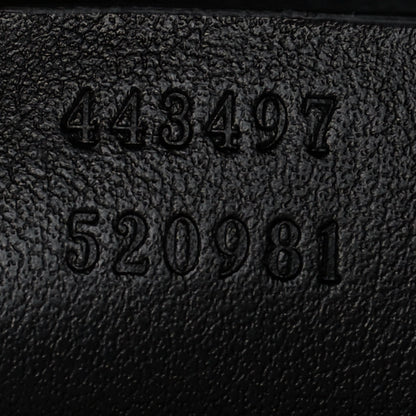 Gucci Calfskin Matelasse Small GG Marmont Shoulder Bag Black 7 of 11