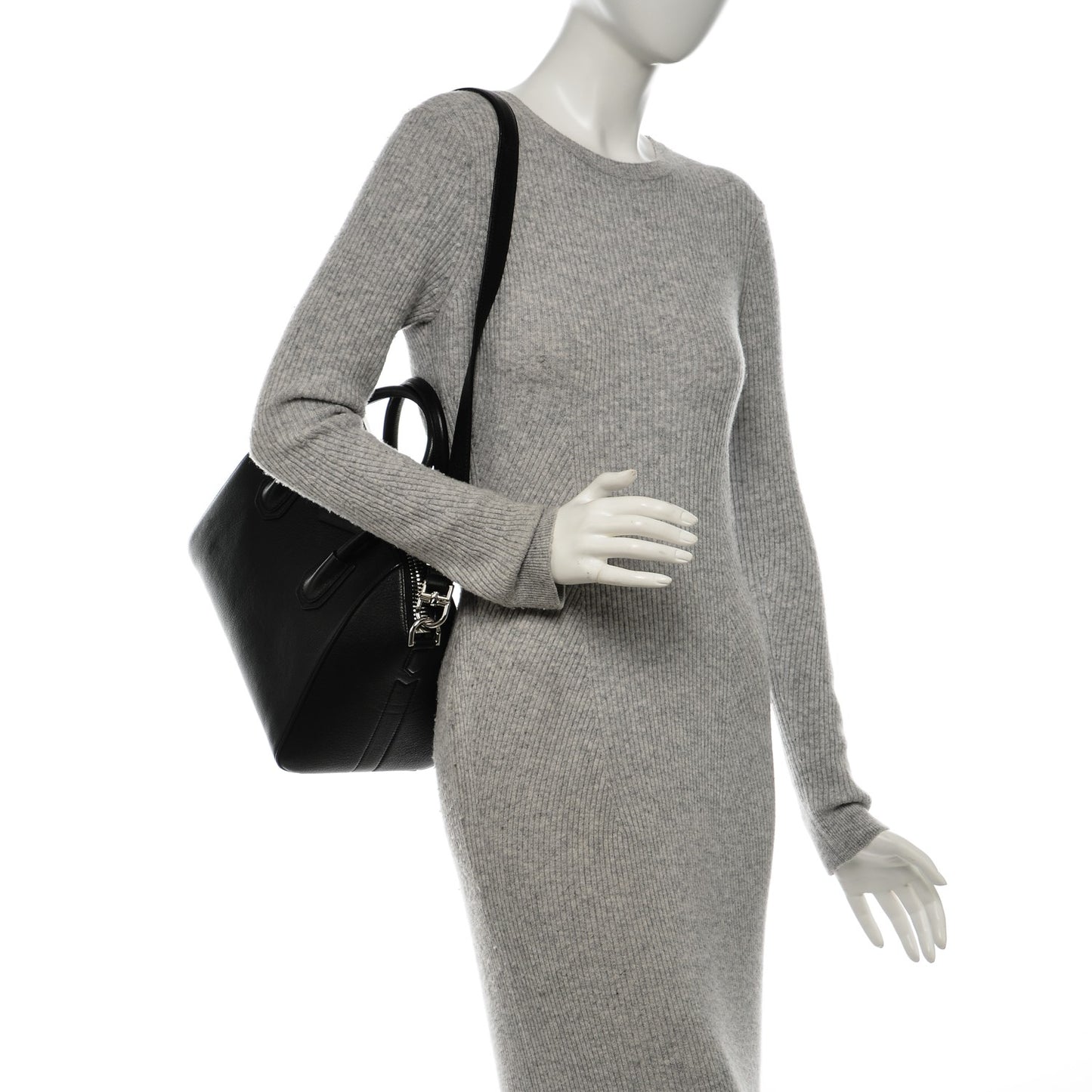 Sugar Goatskin Small Antigona Black
