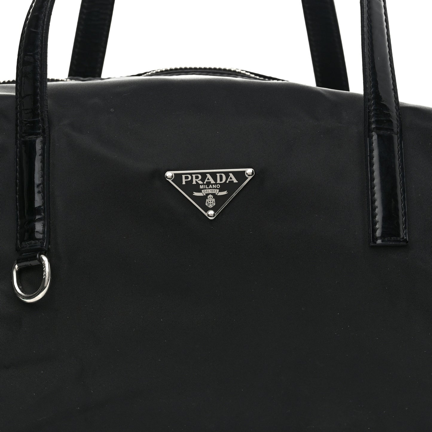 Tessuto Nylon Duffle Bag Black