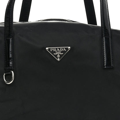 Prada Tessuto Nylon Duffle Bag Black 8 of 19