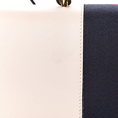 Gucci Calfskin Maxi Sylvie Top Handle Bag White 10 of 12