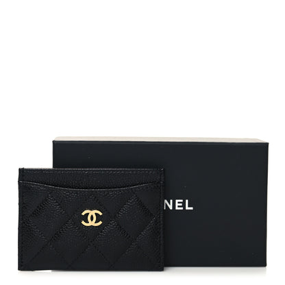 Chanel Caviar Quilted Card Holder Black 10 of 10