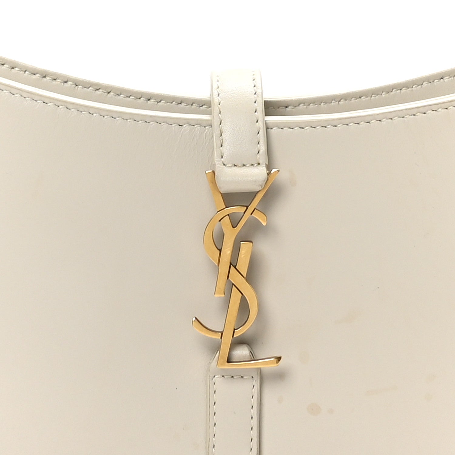 Saint Laurent Smooth Calfskin Le 5 A 7 Mini Hobo Crema Soft 8 of 12
