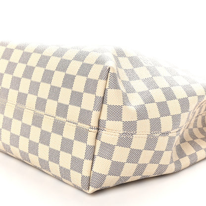 Louis Vuitton Damier Azur Graceful MM Rose Ballerine 9 of 9
