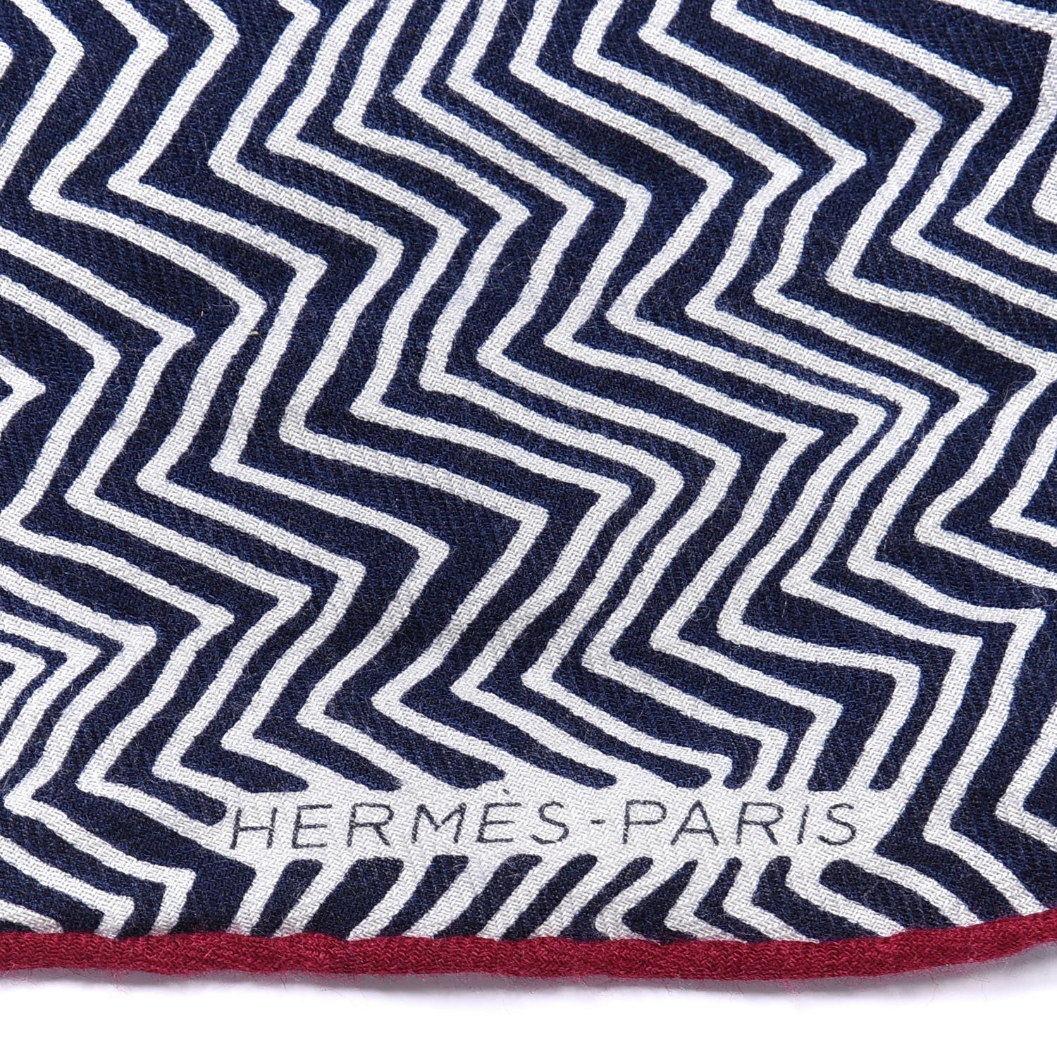 Hermes Cashmere Silk Losange Shawl MM Rouge Bougainvillea 4 of 5