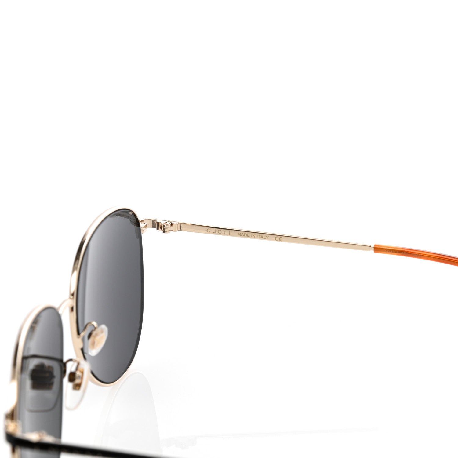 Gucci Aviator GG Sunglasses Gold 5 of 8