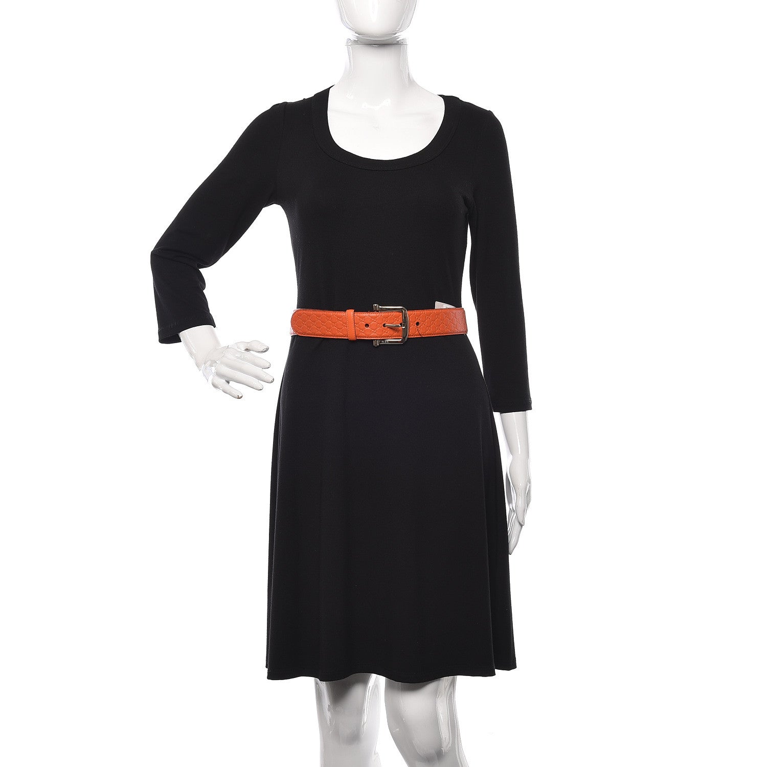 Gucci Soft Microguccissima 40mm Belt 90 36 Sun Orange 2 of 6