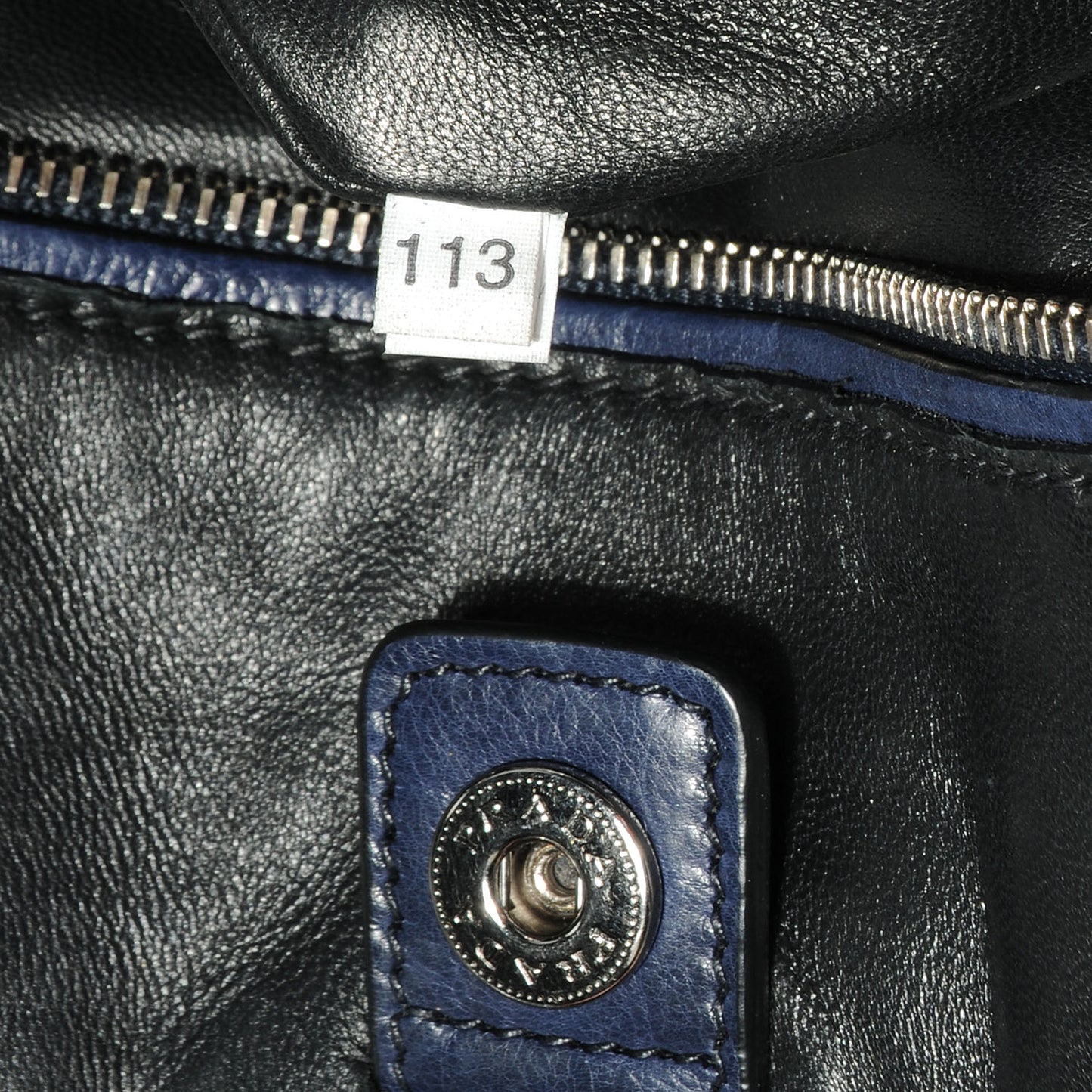 Glace Calf Twin Pocket Tote Baltico