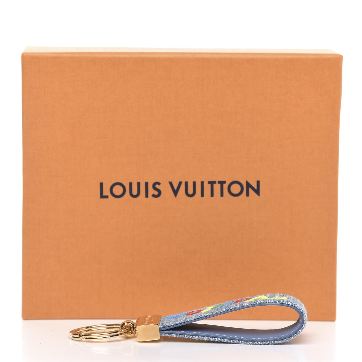 Louis Vuitton Denim New Wave Dragonne Key Holder 4 of 4