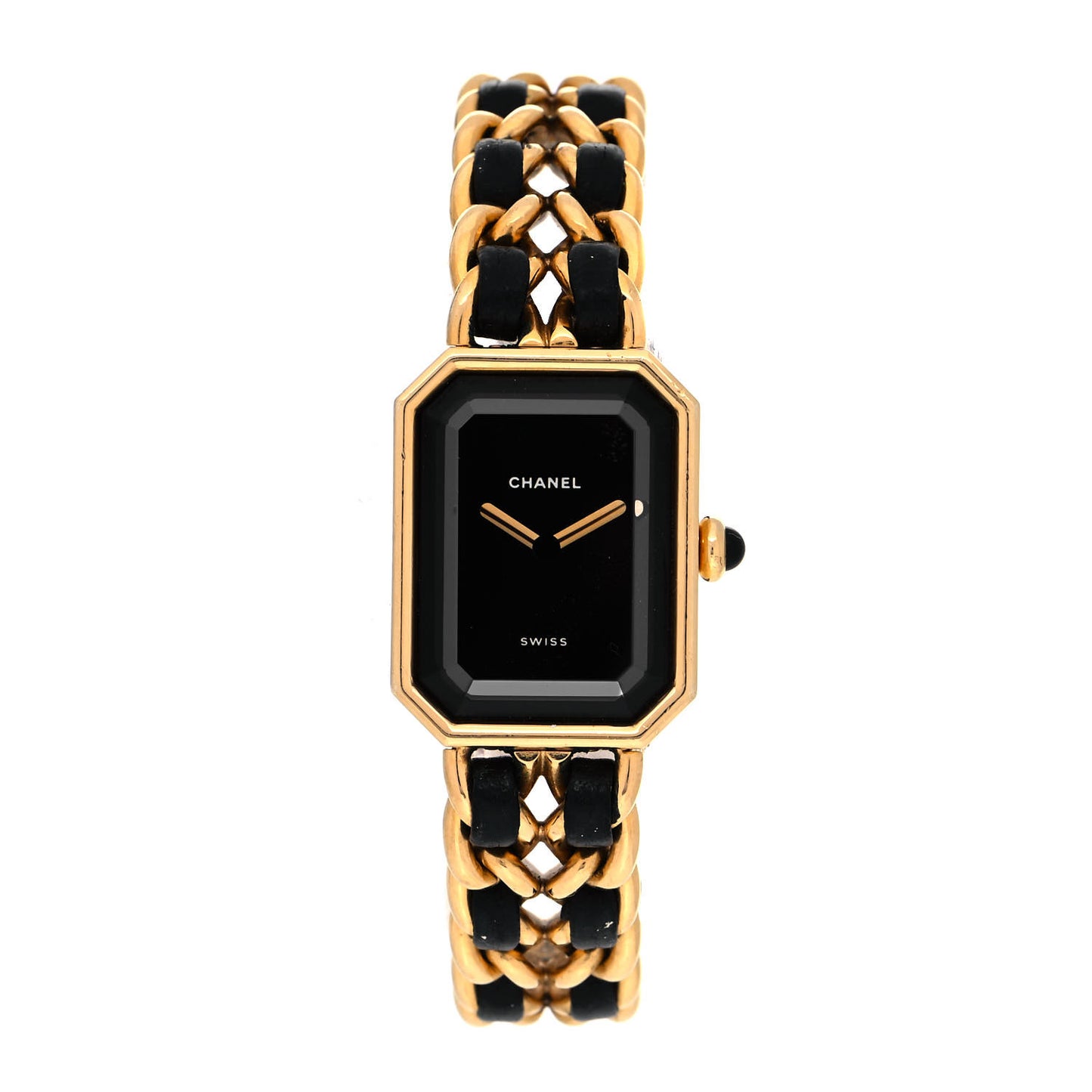 Stainless Steel Lambskin 20mm Chain Premiere Quartz Watch Gold L