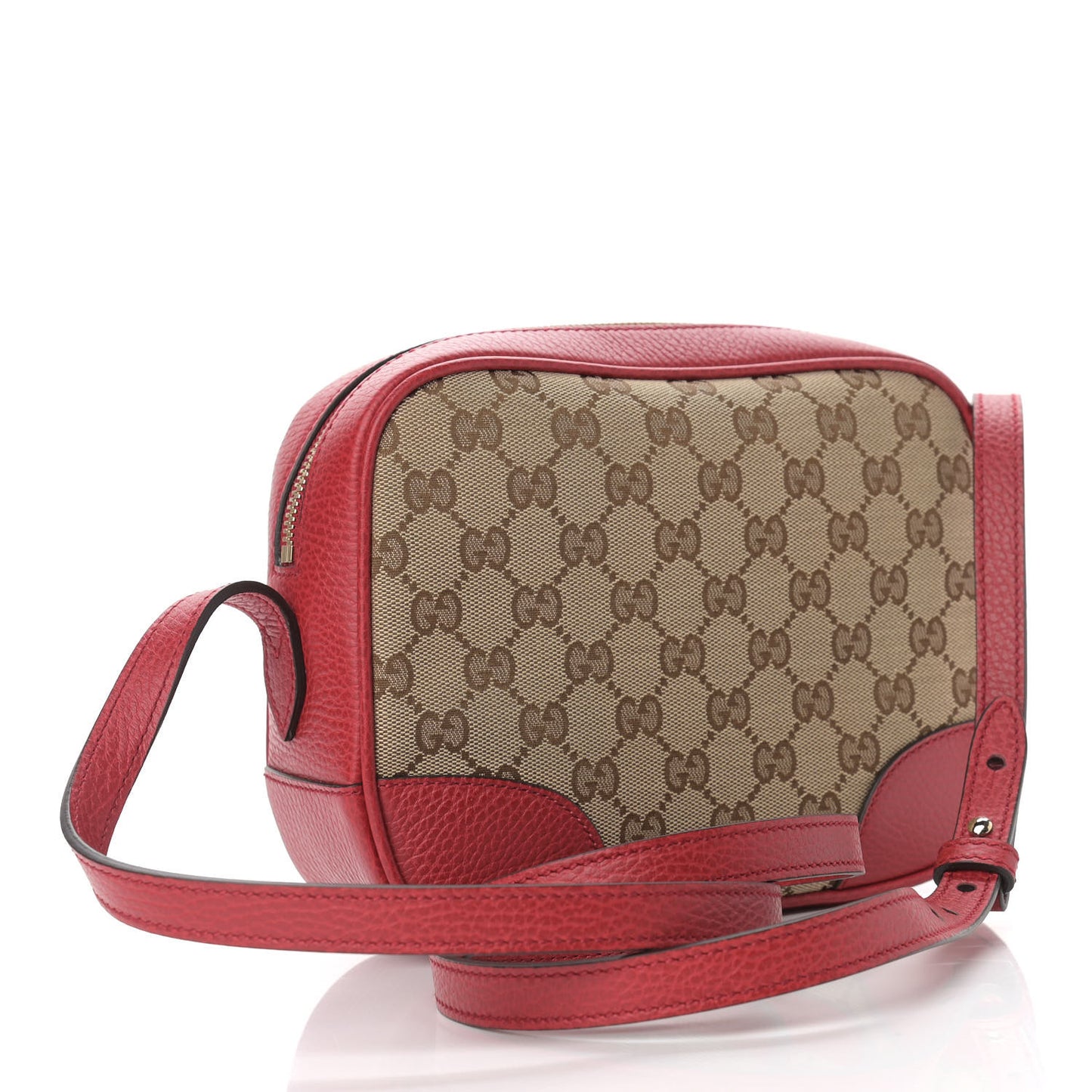 Monogram Mini Bree Messenger Bag Red