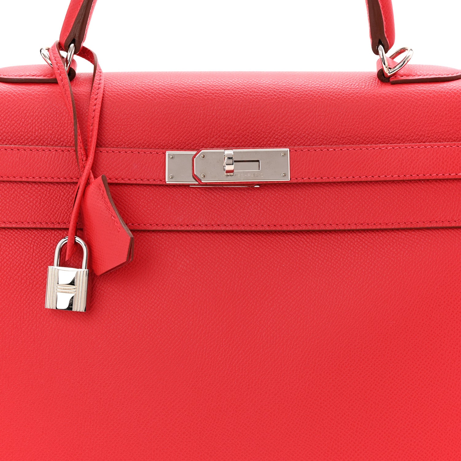 Hermes Epsom Kelly Sellier 35 Rouge Casaque 8 of 10