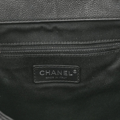 Chanel Grained Calfskin Stitched Braided With Style Backpack Black 6 of 11
